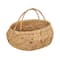 Household Essentials Round Woven Basket with Handles